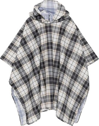 Barbour Portree Tartan Douchebestendige Poncho - Dames - Wintersjaals - Beige - ONE Size - Polyester - Accessoires