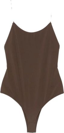 Jacquemus Body, female, Brown, Size: XS Le Maillot Cabana Swimsuit