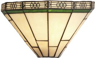 Searchlight New York Aplique de 1 luz, Tiffany - Searchlight