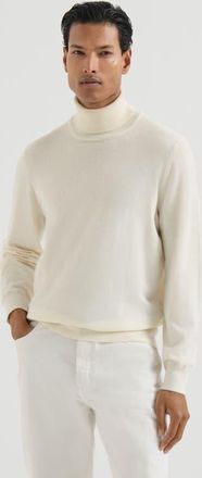 Brunello Cucinelli Cashmere turtleneck sweater in Panama at Nordstrom, Size 54