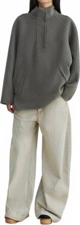 Rachel Comey Winstone Top In Grey Melange