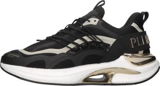 Plein Sport Usc 0736-Ste 003N - Heren - Hardloopschoenen - Zwart - 39 EU - Leer - Fitness