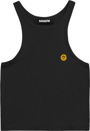 Barrow logo top - women - Fabric - M - Black