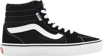 Vans Dames/Dames Logo High Top Trainers (Zwart, Wit)
