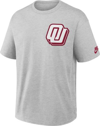 Nike Oklahoma Legacy Max90 Nike Mens College T-Shirt in Grey | 04T606GOKV-612