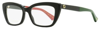 Gucci GG0165ON Cat-Eye Acetate Eyeglasses - Black