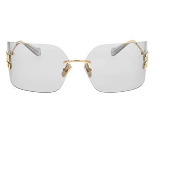 Miu Miu Gafas de sol oversize - Accessories - Mujer - Amarillo - ONE SIZE