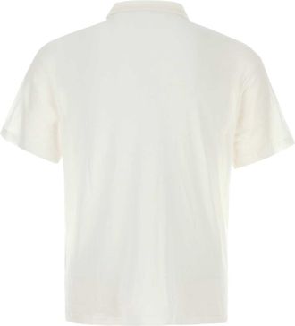 Gimaguas Mens White Cotton Tristan Polo Shirt Exterior