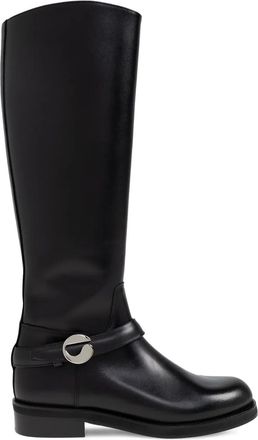 Coperni buckle strap boots - women - Calf Leather/Calf Leather/Rubber - 37 - Black