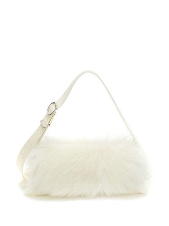 Jil Sander small Cannolo goat-hair shoulder bag - women - Leather - OS - White