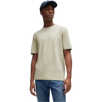 HUGO BOSS Oversized T-shirt voor heren met Tchup-logo (Licht Beige)