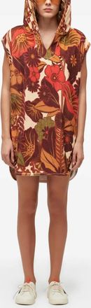 Osklen Jurk met capuchon - Bruin