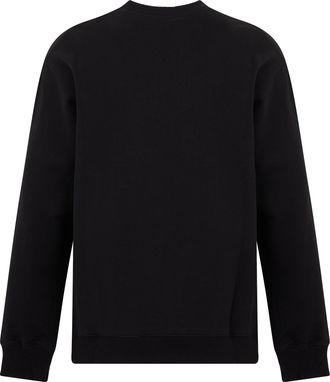 Dr&ocirc;le de Monsieur Mens Cotton Sweatshirt, Black Sweatshirts Sweater