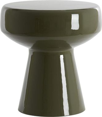 Light & Living Light & Living Mesa Auxiliar Dakwa Brillante Verde Oliva Oscuro