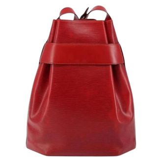Louis Vuitton Pre-owned Vintage Bucket Bag - Dames - Pre-owned - Rood - Maat: ONE Size Leer