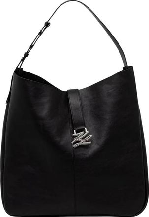 Karl Lagerfeld K/Autograph Tote - Dames - Shoppers - Zwart - ONE Size - Leer - Tassen