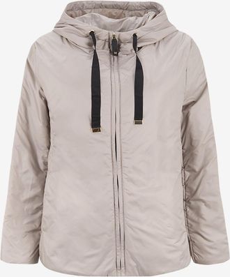 Max Mara Wattierte Jacke mit Kapuze Greenh