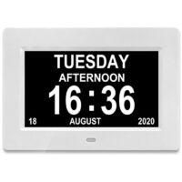 OEM Reloj Digital One Piece De 7 Pulgadas Con Calendario, Fecha Y Hora, Reloj Para Padres Con Alzheimer, Recordatorio De Medicamentos Para Abuelos Y Ni&ntilde;os