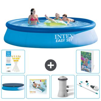Intex Piscina Easy Set Redonda - 396x84 Cm - 7-piezas S62