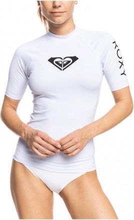 Roxy Whole Hearted S/S Lycra f&uuml;r Damen | wei&szlig;/grau