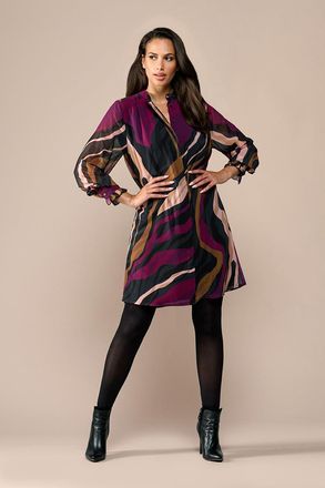 Mart Visser Ashley Print Tuniek Dark Berry