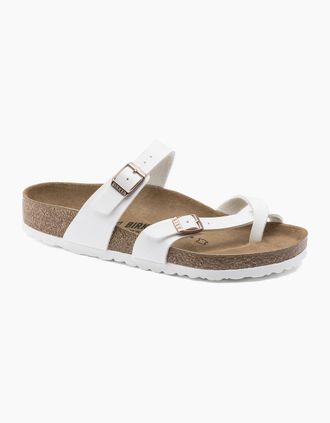 Birkenstock Womens Birkenstock Mayari Birko Flor Womens Sandals - White - Size: 5.5/D