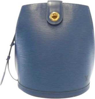 Louis Vuitton Pre-owned Bucket Bags, female, Blue, Size: ONE SIZE Pre-owned Cluny Shoulder Bag