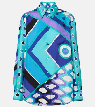 Pucci Vivara silk twill shirt