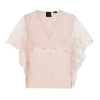 Pinko Blouses, female, Pink, Size: 2XS Blouses