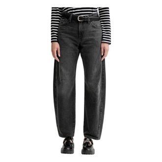 Levi's Jeans, Dames, Zwart, W27 L32, Katoen, Baggy Dad Barrel Jeans