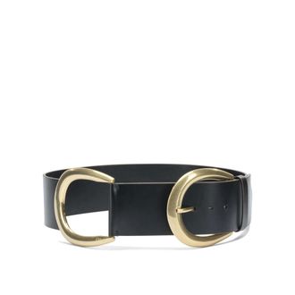 Chlo&eacute; Cintura Anita in pelle - - Accessories - Donna - Nero - ONE SIZE