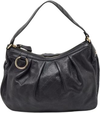 Gucci Pre-owned Shoulder Bags, female, Black, Size: ONE SIZE Pre-owned Vintage Shoulder Bag