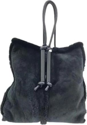 Bottega Veneta Pre-owned Suede Leather Shoulder Bag - Dames - Vintage Handtas - Zwart - ONE Size - Leer - Vintage