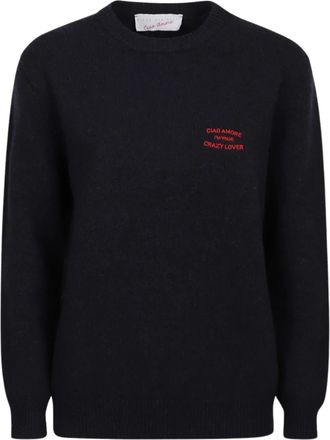 Giada Benincasa My Boyfriend Crazy Lover Embroidered Sweater