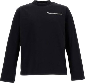 Moncler Black Logo Crew Neck T-Shirt
