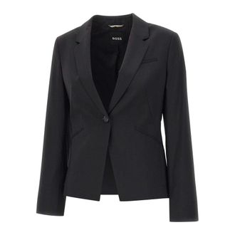 HUGO BOSS Blazers, female, Black, 3XL, Jia9 Blazer