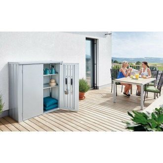 BIOHORT Armario Metalico Biohort Romeo L Color Plata Metalizada