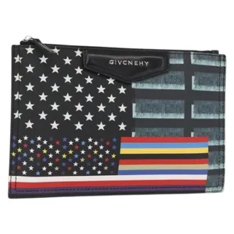 Givenchy Pre-owned Clutches, female, Multicolor, Size: ONE SIZE Pre-owned Leather Clutch