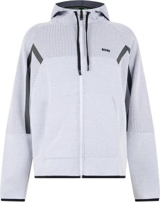 HUGO BOSS Felpa con zip FZ Hoodie TL - - Sweatshirts & Hoodies - Uomo - Bianco - S