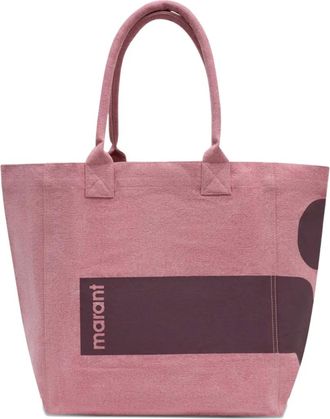 Isabel Marant Shopper met logoprint - Roze