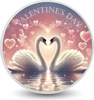 OEM Moneda De Color De 1 Oz reflejo Del Amor Eterno