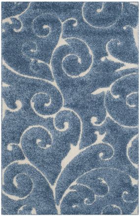 Safavieh Alfombra azul/beige 122 x 183 cm