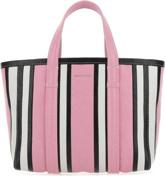 Balenciaga Multicolor Leather Small Barbes Shopping Bag