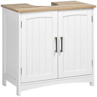 Kleankin Armario de ba&ntilde;o 60x33x60 cm blanco