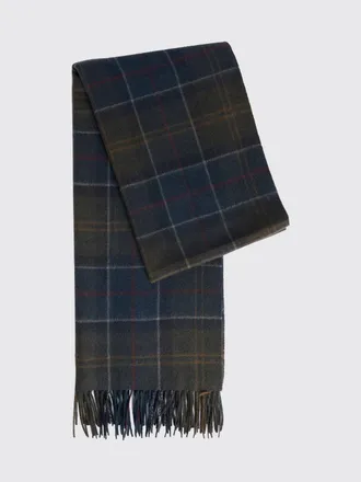 Barbour Scarf Men color Blue