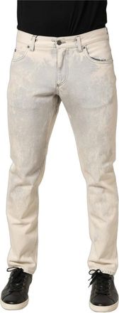 Dolce & Gabbana Uomo, Jeans, Beige, M, new