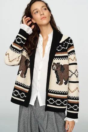 The Great. Bear Lodge Cotton Blend Cardigan