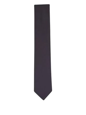 Canali chevron-pattern tie - Brown