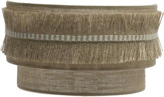 Fabrilamp Aplique De Pared Kala Rustico De Tela Con Flecos - Fabrilamp