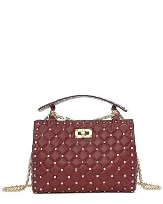 Tiffany & Fred Quilted & Studded Leather Shoulder Bag